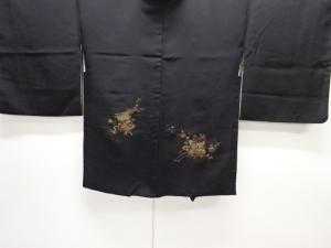 御所車に枝梅模様織り出し絵羽織